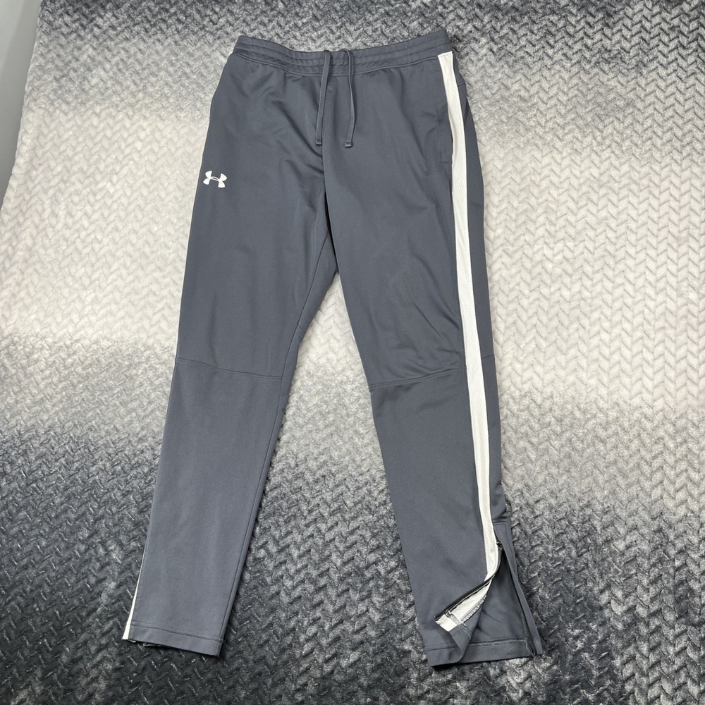 Under‎ Armour UA Jogger Pants Mens L Gray Sweatpants Gym Stretch